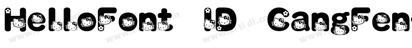 HelloFont ID CangFen字体转换